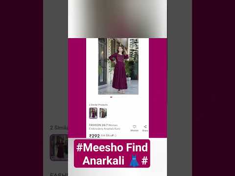 #meesho #find#anarkali#dress#haul#Under#300#fashion......