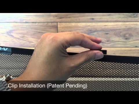 Groovy R Row Clip Installation