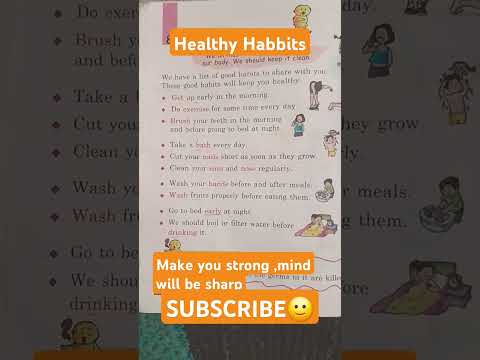 Trick to be healthy and fit 'GOOD HABBITS'