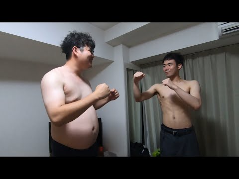 社会人３年目の元陸上部の親友が100kgに到達したので昔と対比してみました
