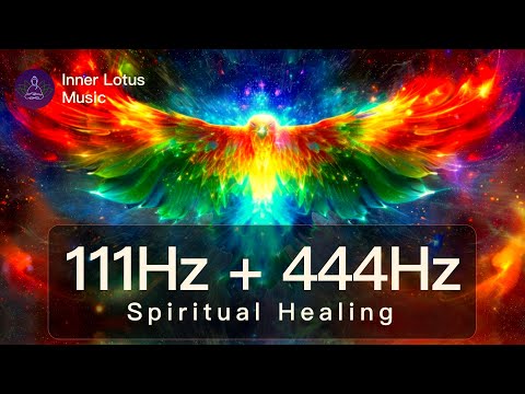 111Hz + 444Hz Spiritual Healing Flute & Singing Bowls | Clear All Negative Energy | Meditation Music