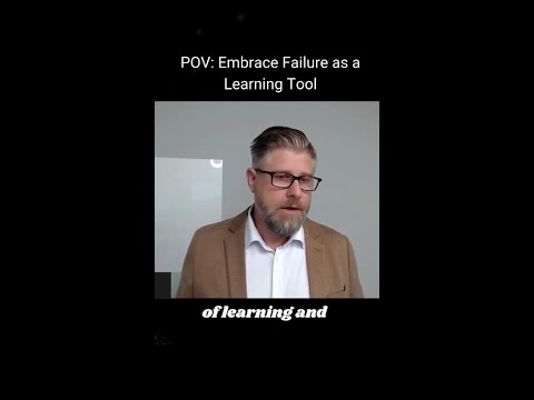 Embrace Failure as a Learning Tool | Jason Vance | #yeg