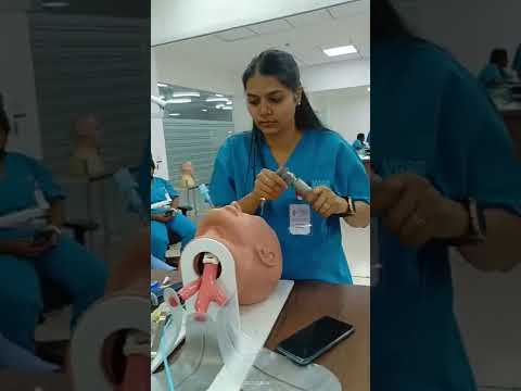 Endotracheal Intubation pratice #anesthesiology student.