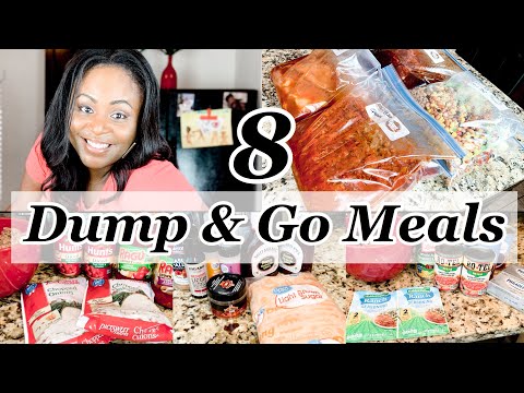 DUMP & GO CROCKPOT MEALS | WHAT'S FOR DINNER | #STAYHOME AND COOK WITH ME