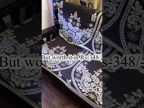 🛋️ Affordable Sofa Cover Review! Good Price,Fabric Meh 😅| #HomeDecorIndia #budgetshopping #shorts