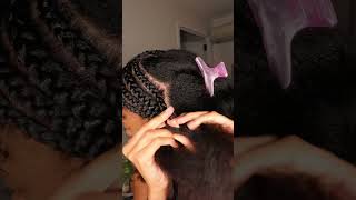 New braided style✨ #naturalhairstyles #protectivestyles #hairstyling #selftaught #hairinspo #shorts