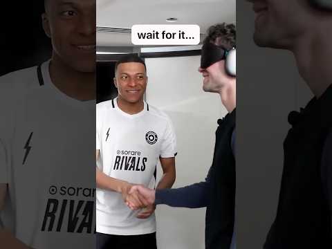 Mbappé Pranks Blindfolded Fan 😂