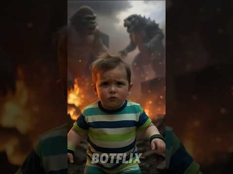 King Kong Saves a Child During Godzilla Battle – Heartbreaking Twist!