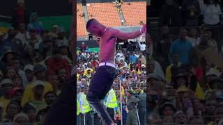 TOSS performing “Umlando” at the ANC Final Rally