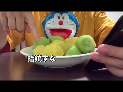 キウイを25個食べるしずかちゃん❤️