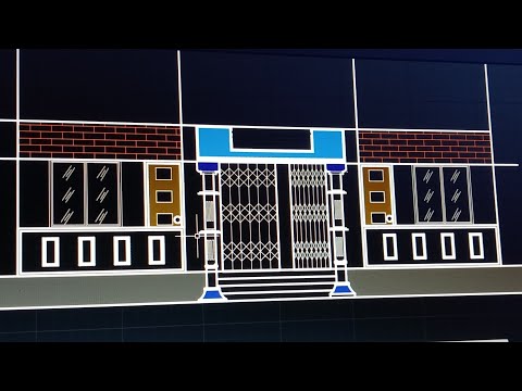 AutoCAD Tutorials for Engineers in Bangla Class 10| front elevation design