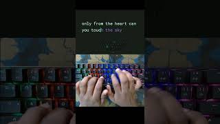 Typing 122 WPM in Monkeytype #shorts #typing