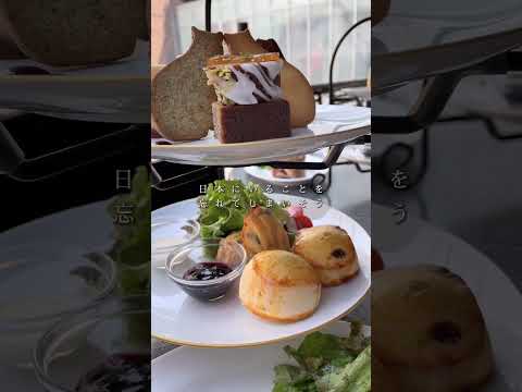 サロン ド テ ジャンナッツ 表参道 JANAT アフタヌーンティー ラタトゥイユサンドイッチ ナレーション レポ ボイス ティーサロン afternoon tea