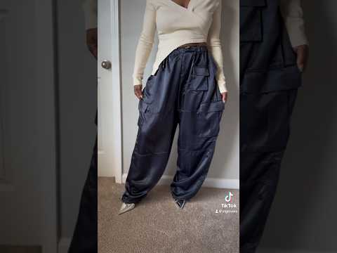 Going to live in these satin cargo pants from @thefrankieshopofficial  #cargopants #fashion #style