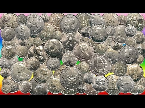 รวมเหรียญบาท 22 วาระ ในรัชสมัยในหลวง ร.๙ ; Thailand Coin 22 x 1 Baht Complete Set