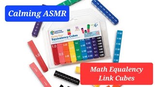 ASMR Math Relaxation: Learning Resources Math Link Cubes. #Percentage #fraction #decimals #maths