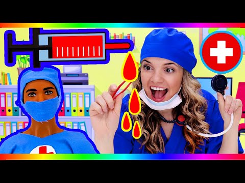 Doctors for Kids | Toddlers Learn about Doctors | Speedie DiDi Pretend Play with Barbie Doctor & Ken