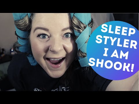 What's up with these sleep styler rollers? Shook!