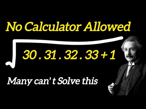 Math Square Root Question | No Calculator Allowed | Nice Math Olympiad | Can' t Solve this