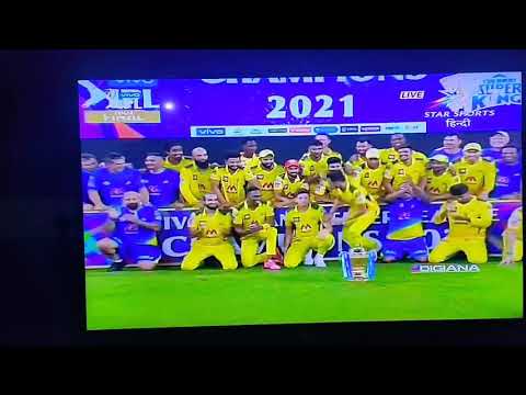 CSK won the IPL 2021  Video of winning