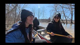 Canoeing to the Abandoned Bridge (Almost Fell In!)