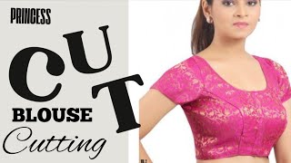 Simple Princess Cut Blouse Cutting|| Parfect Blouse Cutting