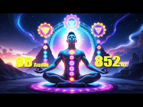 852Hz 8D Audio | Awaken Intuition & Cleanse Negative Energy | Deep Healing Meditation