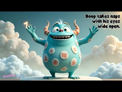 Baby Sleep Music 🌙✨ 10 Hours of Animated Dreamy Monsters in Cloud Worlds | Soothing Lullaby for Kids
