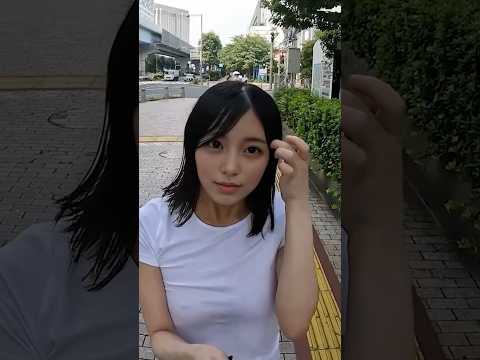 【ノーブラ散歩】朝のお台場をお散歩していたら…