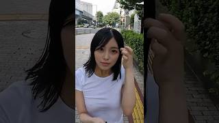 【ノーブラ散歩】朝のお台場をお散歩していたら…