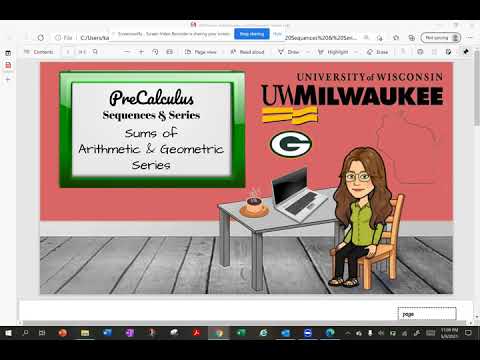 Sums of Arithmetic Series & Sums of Geometric Series