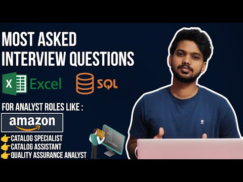 Most asked interview Questions in Excel and SQL | In Tamil | catalog assistant | catalog Specialist