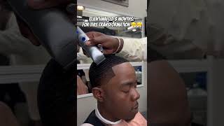 The CRAZIEST 360 wave transformation EVER!!! 😤😤 | #barber #barbershop #barberlife #haircut #shorts