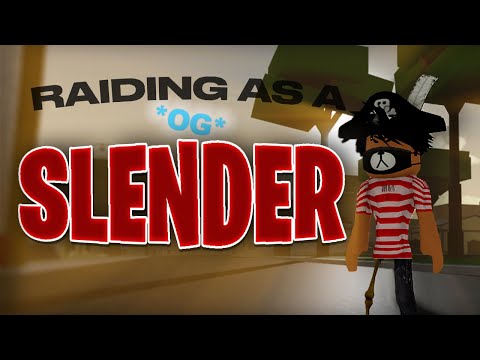 Raiding As an OG Slender in Da Hood + Keyboard ASMR