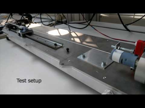 Medical Robotics - Durability test set-up for twisted cord actuators