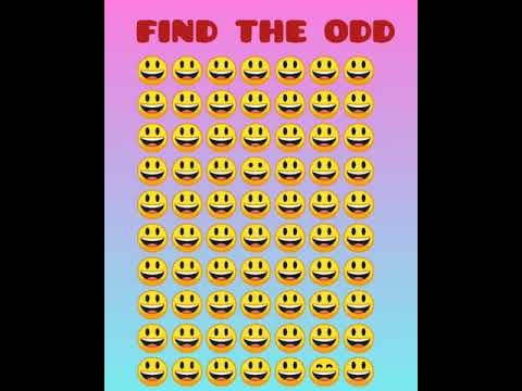 find the odd emoji 😀😄in 5 seconds🔥 #findtheodd#challenge#shorts