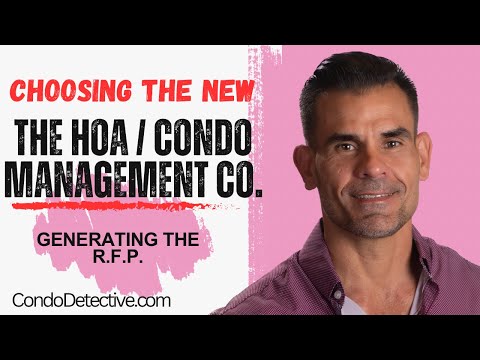 Selecting the HOA Management Company. Asking the right questions.