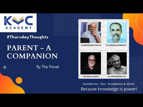 Thursday Thoughts | Parent - A companion | KVC ACADEMY