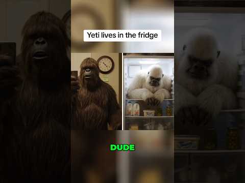 Yeti lives in the fridge #bigfootvlog