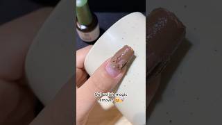 Gel nail polish magic remover 😍💅 no damage to nails #nails #nailart #naildesign #nailpolish