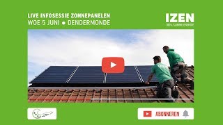 Livestream infosessie zonnepanelen