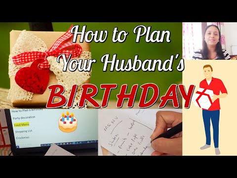 Surprise Birthday Ideas | How to Plan a Birthday for Husband | Birthday Gift Ideas