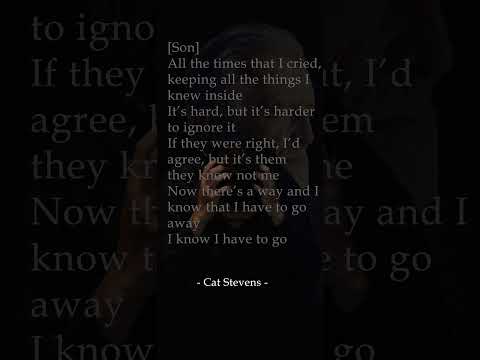 Father and son by Cat Stevens #analysis #english  #catstevens #poem #examprep #poetry #fatherandson