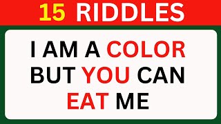 15 Tricky Riddles That'll Stretch Your Brain🧩 Only a Genius Can Solve These Riddles 🧠
