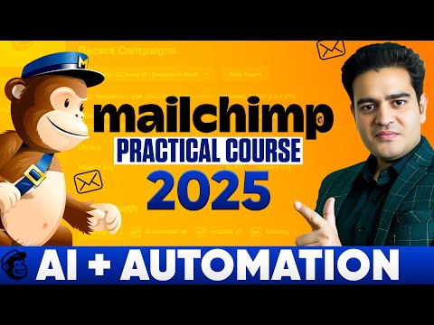 MailChimp Tutorial 2025 | email marketing automation full course  | #mailchimp #emailmarketing
