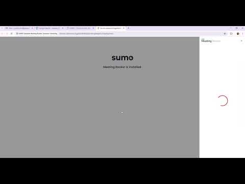 SUMO Scheduler Meeting Booker (Google Chrome Extension): Contacts Verification