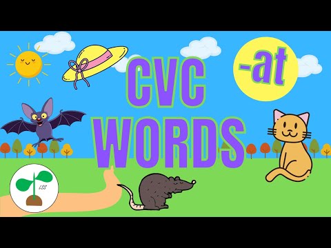 CVC Words | -at Words | Consonant Vowel Consonant