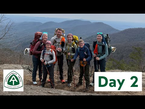 AT Thru Hike Day 2 - David’s Pack Went Swimming