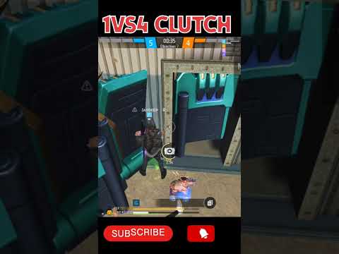1VS4 CLUTCH 💀☠️ IMPOSSIBLE #freefire #1vs4clutch