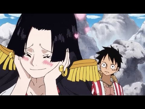 Luffy X Boa Hancock All Moments In Amazon Lily - Analysis Of Boa Hancock!